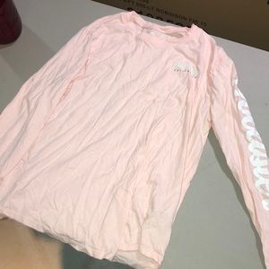 Pink hollister long sleeve